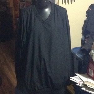 Nautical golf long sleeve rain shirt